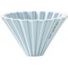 Origami keramický dripper S matne modrý - japonský porcelán Origami keramický dripper S matne modrý - japonský porcelán