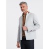 Ombre Clothing blazer Bah šedá melanžová Ombre Clothing blazer Bah šedá melanžová