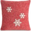 EUROFIRANY VIANOČNÁ DEKORAČNÁ OBLIEČKA NA VANKÚŠ SNOWFLAKE4 40X40 CM VZOROVANÁ EUROFIRANY VIANOČNÁ DEKORAČNÁ OBLIEČKA NA VANKÚŠ SNOWFLAKE4 40X40 CM VZOROVANÁ