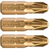 Hrot krížový pozidriv, sada 3 ks, PZ 3x25 mm, titánová úprava, S2 FORTUM Hrot krížový pozidriv, sada 3 ks, PZ 3x25 mm, titánová úprava, S2 FORTUM
