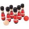 Bigjigs Toys dřevěné hry - kuželky angličtí gardisti Bigjigs Toys dřevěné hry - kuželky angličtí gardisti