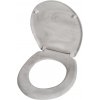 WC sedátko Baliv Cavone II s tlumeným dovíráním, duroplast, mramorově šedá WC sedátko Baliv Cavone II s tlumeným dovíráním, duroplast, mramorově šedá