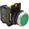 Tracon electric Klasický tlačidlový spínač zelený