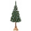 ROY Vianočný stromček borovica so šiškami na kmeni strieborná 120 cm ROY Vianočný stromček borovica so šiškami na kmeni strieborná 120 cm
