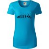 Evoluce Windsurfing - Dámske tričko z organickej bavlny Origin (GOTS) - XS ( Svetlý tyrkys ) Evoluce Windsurfing - Dámske tričko z organickej bavlny Origin (GOTS) - XS ( Svetlý tyrkys )