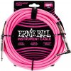 Ernie Ball 18' Braided Cable Neon Pink