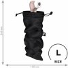Vak na hračky Satisfyer Treasure Bag L čierny, nylonový vak na erotické pomôcky 26 x 15 cm Vak na hračky Satisfyer Treasure Bag L čierny, nylonový vak na erotické pomôcky 26 x 15 cm