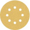 Brúsny papier pre excentrické brúsky Bosch Ø 125 mm, zrnitosť 60, dierovaný, 50 ks Brúsny papier pre excentrické brúsky Bosch Ø 125 mm, zrnitosť 60, dierovaný, 50 ks
