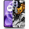 Picasee silikónový prehľadný obal pre Motorola Edge 30 Neo - Black Gold 2 Picasee silikónový prehľadný obal pre Motorola Edge 30 Neo - Black Gold 2