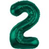 Godan Fóliový balón číslo 2 tmavozelené 85 cm Godan Fóliový balón číslo 2 tmavozelené 85 cm
