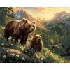 ZUTY Maľovanie podľa čísel - ZÁPAD SLNKA, MEDVEĎ S MLÁĎATAMI A RIEKA MEDZI HORAMI Rámovanie: bez rámu a bez vypnutia plátna, Rozmer: 40x50 cm ZUTY Maľovanie podľa čísel - ZÁPAD SLNKA, MEDVEĎ S MLÁĎATAMI A RIEKA MEDZI HORAMI Rámovanie: bez rámu a bez vypnutia plátna, Rozmer: 40x50 cm