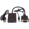 PremiumCord VGA+audio elektronický konvertor na rozhraní HDMI FULL HD 1080p khcon-49 PremiumCord VGA+audio elektronický konvertor na rozhraní HDMI FULL HD 1080p khcon-49