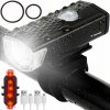 Set USB nabíjateľná cyklistická lampa + zadné svetlo Set USB nabíjateľná cyklistická lampa + zadné svetlo