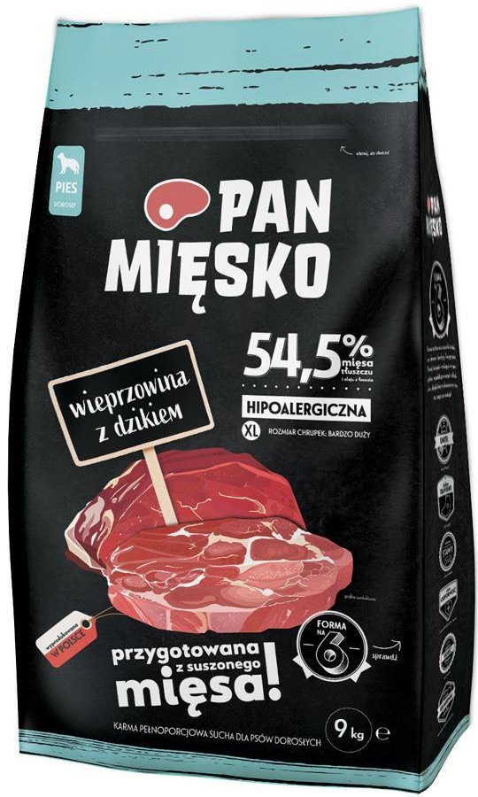 PAN MIĘSKO Bravčové mäso s diviakom 9 kg