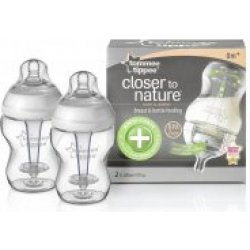 Kojenecká láhev 260 ml růžová 2ks - 0m+