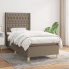 Box spring postel s matrací taupe 90x200 cm textil Hnědošedá 3132205 Box spring postel s matrací taupe 90x200 cm textil Hnědošedá 3132205