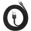 Baseus CALKLF-BG1 Cafule USB / Lightning QC 3.0 2.4A, 1m, černo-sivý Baseus CALKLF-BG1 Cafule USB / Lightning QC 3.0 2.4A, 1m, černo-sivý