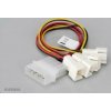 Akasa - 4-pin CPU Molex na 4 x 3-pin fan AK-CB001 Akasa - 4-pin CPU Molex na 4 x 3-pin fan AK-CB001