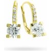 Náušnice zo žltého zlata so zirkónmi k8840z Náušnice zo žltého zlata so zirkónmi k8840z