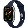 AppleKing tenký silikónový remienok pre Apple Watch 41 mm / 40 mm / 38 mm - tmavomodrý - možnosť vrátiť tovar ZADARMO do 30tich dní AppleKing tenký silikónový remienok pre Apple Watch 41 mm / 40 mm / 38 mm - tmavomodrý - možnosť vrátiť tovar ZADARMO do 30tich dní