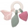 Lässig Babies hryzačka Teether Ring Natural Rubber butterfly