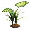 Dekorácie umelá rastlina - list broadleaf Canopy Komodo 26cm Dekorácie umelá rastlina - list broadleaf Canopy Komodo 26cm