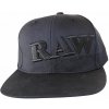 RAW® Šiltovka RAW FLAT Snapback Black on Black Baseball RAW® Šiltovka RAW FLAT Snapback Black on Black Baseball