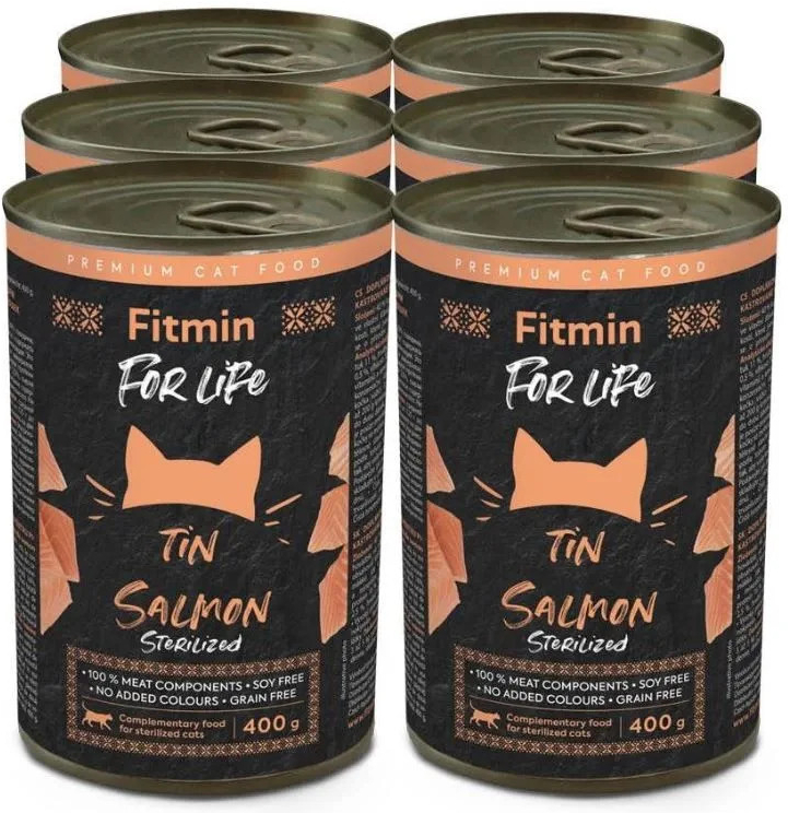 Fitmin for Life Lososová 6 x 400 g
