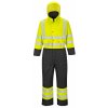 Portwest S485 HI-VIS Contrast kombineza zateplená reflexná kombinéza HV žltá/čierna S
