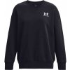 Dámska mikina Under Armour, ESSENTIAL FLC OS CREW Čierna,Biela, S Dámska mikina Under Armour, ESSENTIAL FLC OS CREW Čierna,Biela, S