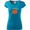 Basketbal lopta v triku - Dámske tričko Pure - 2XL ( Svetlý tyrkys ) Basketbal lopta v triku - Dámske tričko Pure - 2XL ( Svetlý tyrkys )