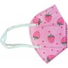 Detský Respirátor FFP2 s motívom – Rúško na tvár – 5 ks - Jahody Detský Respirátor FFP2 s motívom – Rúško na tvár – 5 ks - Jahody