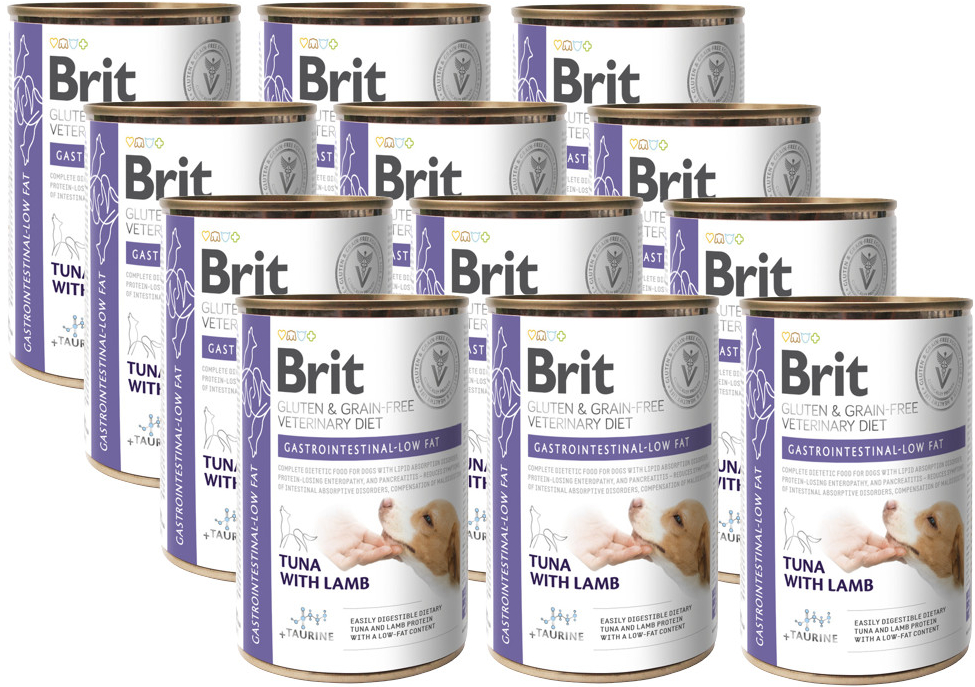 Brit GF Veterinary Diets Dog Gastrointestinal Low Fat 12 x 400 g