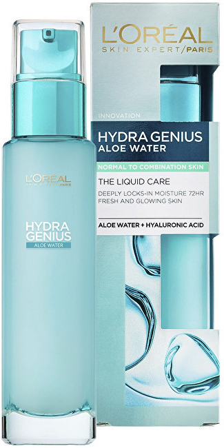 L\'Oréal Hydra Genius Aloe Water pleťový gél krém pre normálnu až zmiešanú pleť 70 ml