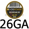 E-Cig Power NICHROME 80 odporový drôt 9 m, AWG 26 ga - 0,40 mm E-Cig Power NICHROME 80 odporový drôt 9 m, AWG 26 ga - 0,40 mm