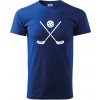 Florbalové hokejky - Klasické pánske tričko vyššej gramáže - XL ( Kráľovská modrá ) Florbalové hokejky - Klasické pánske tričko vyššej gramáže - XL ( Kráľovská modrá )