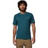 Columbia pánske tričko Parsons Point SS Graphic Tee Everblue Heathe