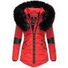 Navahoo NIRVANA Dámska zimná bunda s kapucňou červená Navahoo NIRVANA Dámska zimná bunda s kapucňou červená