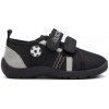 Oldcom chlapčenské prezuvky SOCCER čierna sivá biela
