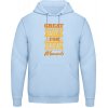 AWDis Hoodie Mikina - Dizajn - Great Taste for Great Moments - Nebeská modrá - 4XL - Pánske AWDis Hoodie Mikina - Dizajn - Great Taste for Great Moments - Nebeská modrá - 4XL - Pánske
