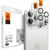 Spigen Glass tR EZ Fit Optik Pro 2 Pack Silver iPhone 17/16/15/14 Pro / 17/16/15/14 Pro Max AGL10124