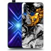 Picasee silikónový čierny obal pre Honor 9X - Black Gold 2 Picasee silikónový čierny obal pre Honor 9X - Black Gold 2