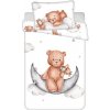 JERRY FABRICS Obliečky do postieľky Macko Plane baby Bavlna, 100/135, 40/60 cm JERRY FABRICS Obliečky do postieľky Macko Plane baby Bavlna, 100/135, 40/60 cm