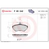 Sada brzdových platničiek kotúčovej brzdy BREMBO P 85 042 Sada brzdových platničiek kotúčovej brzdy BREMBO P 85 042