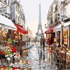 Malování podle čísel obraz Paříž Malování podle čísel obraz Paříž