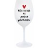 MY PARTNER MÁ PRIMA PARTNERA - pohár na biele víno 350 ml MY PARTNER MÁ PRIMA PARTNERA - pohár na biele víno 350 ml