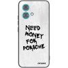 Picasee silikónový čierny obal pre Motorola Edge 40 Neo - White Dollar Picasee silikónový čierny obal pre Motorola Edge 40 Neo - White Dollar