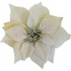 POINSETIA vianočná ruža zamat KORÁLOVO-ZLATÁ 28cm POINSETIA vianočná ruža zamat KORÁLOVO-ZLATÁ 28cm