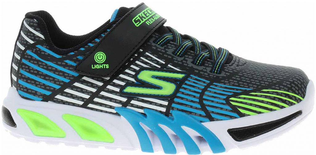 Skechers S Lights - Flex-Glow Elite black-blue-lime 400135L bblm