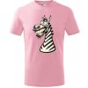 Handel Detské tričko - Usmiata zebra Farba: ružová, Veľkosť: 158cm/12r, Strih trička: detský Handel Detské tričko - Usmiata zebra Farba: ružová, Veľkosť: 158cm/12r, Strih trička: detský